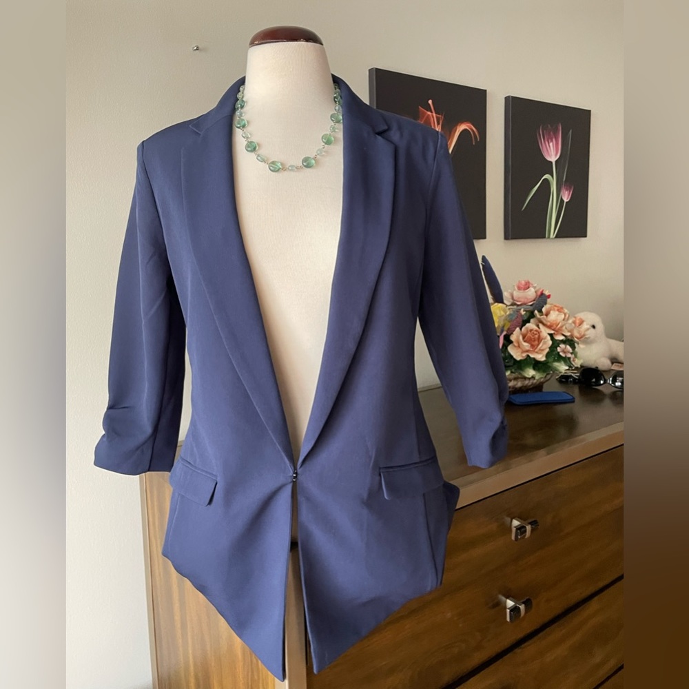INC BLAZER, NWT, Navy Blue